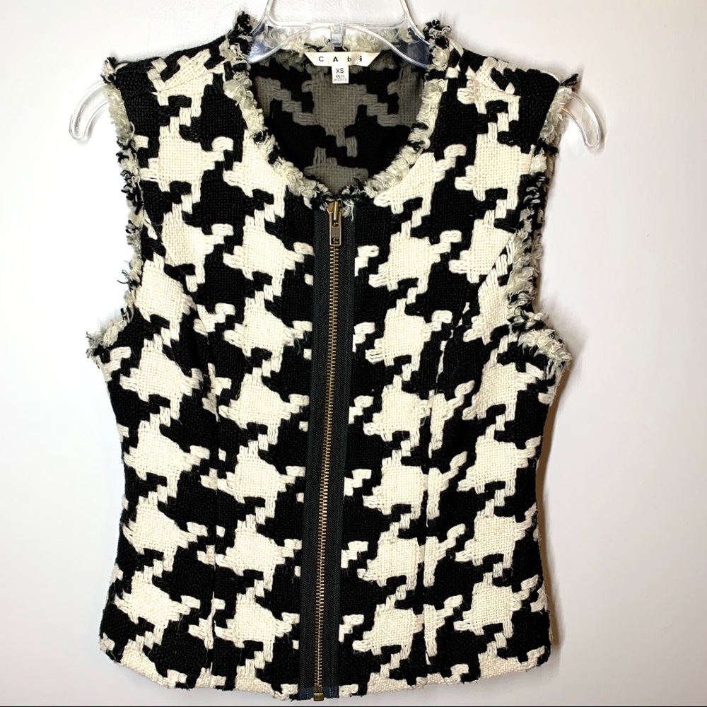 CAbi | Houndstooth Vest